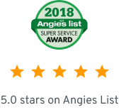 5.0 stars on Angi