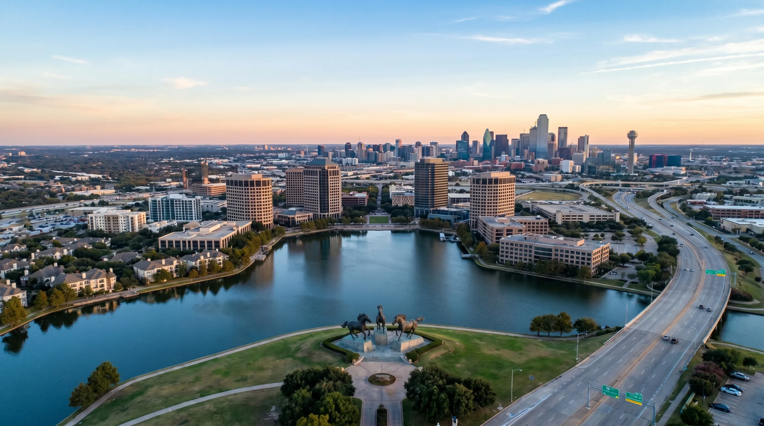 Irving, TX skyline — Irving moving services by Veterans Moving America